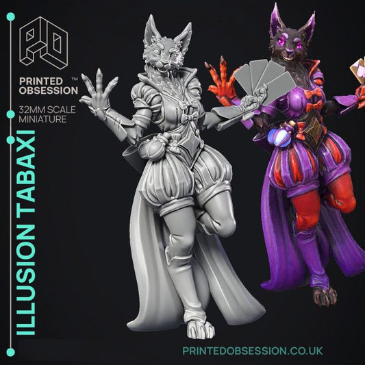 Illusion Tabaxi - Werefolk by Printed Obsession