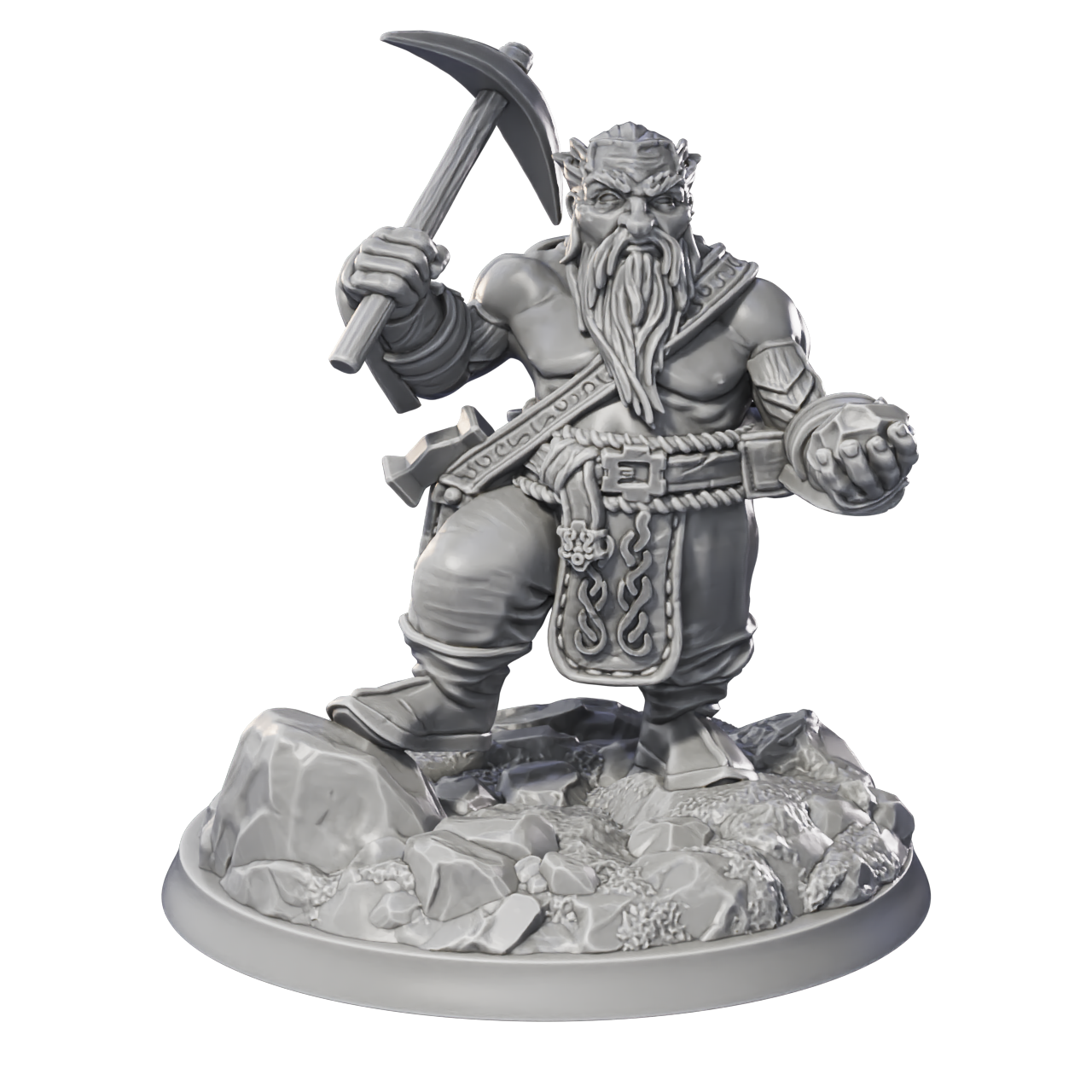 Deep Dwarf - Werefolk by Printed Obsession