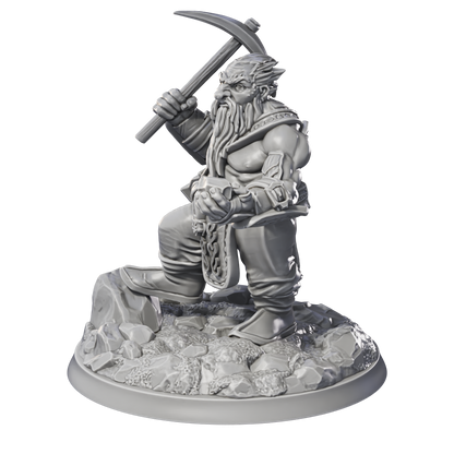 Deep Dwarf - Werefolk by Printed Obsession