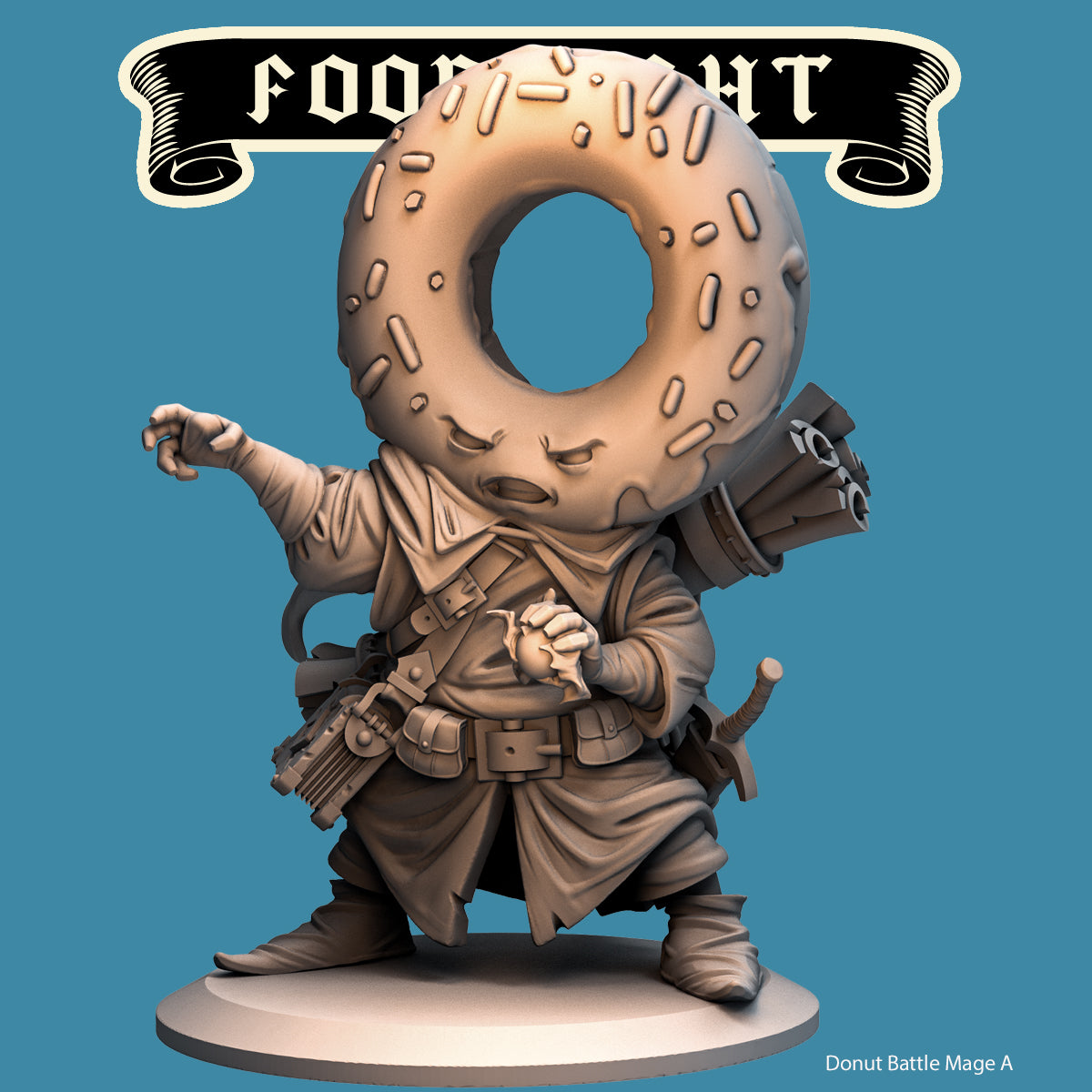 Donut Battle Mage - Quirky Unlimited