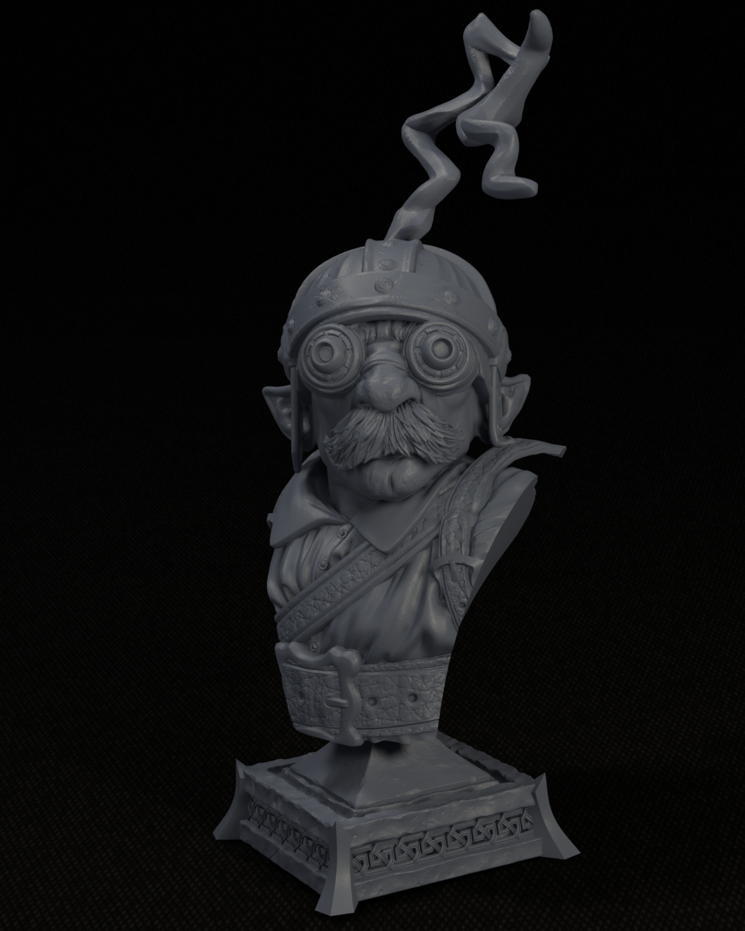 The Elctromancer Bust - The Witchguild