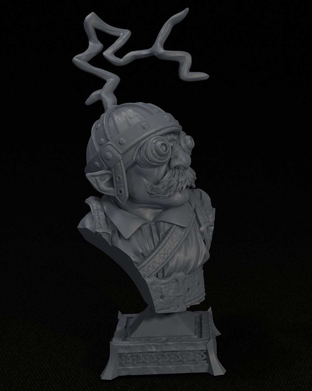 The Elctromancer Bust - The Witchguild