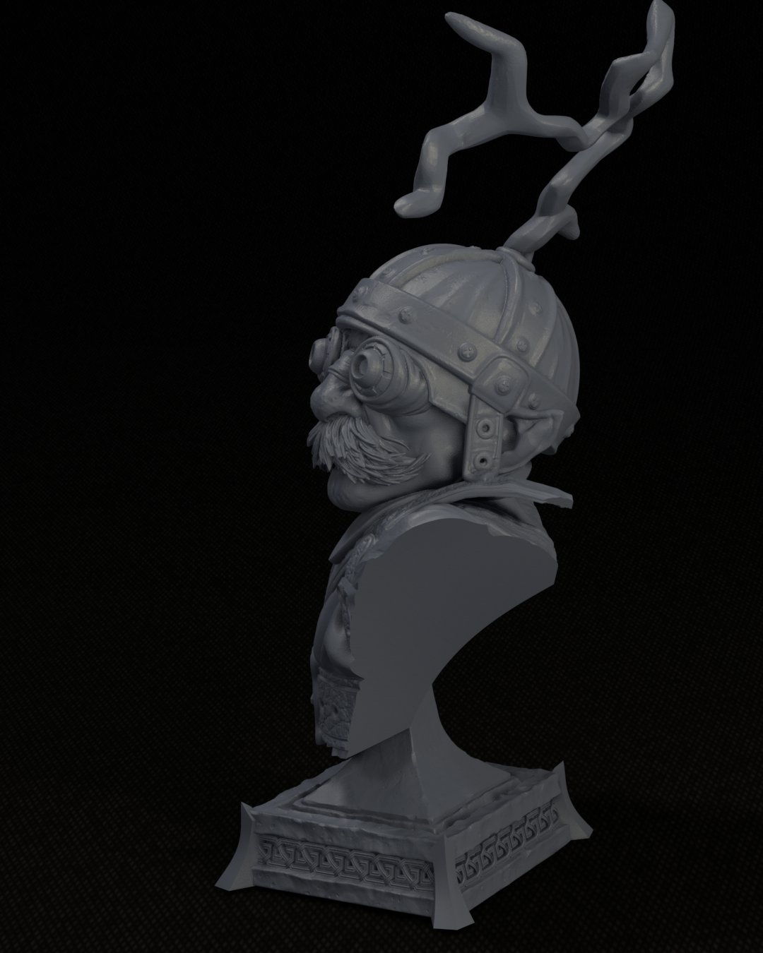 The Elctromancer Bust - The Witchguild