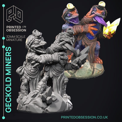 Geckold Miners - Geckolds by Printed Obsession