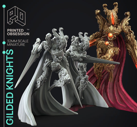 Gilded Knights - Flesh of Gold by Printed Obsession