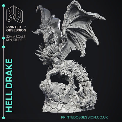 Hell Drake - Year of the Dragons by Printed Obsession