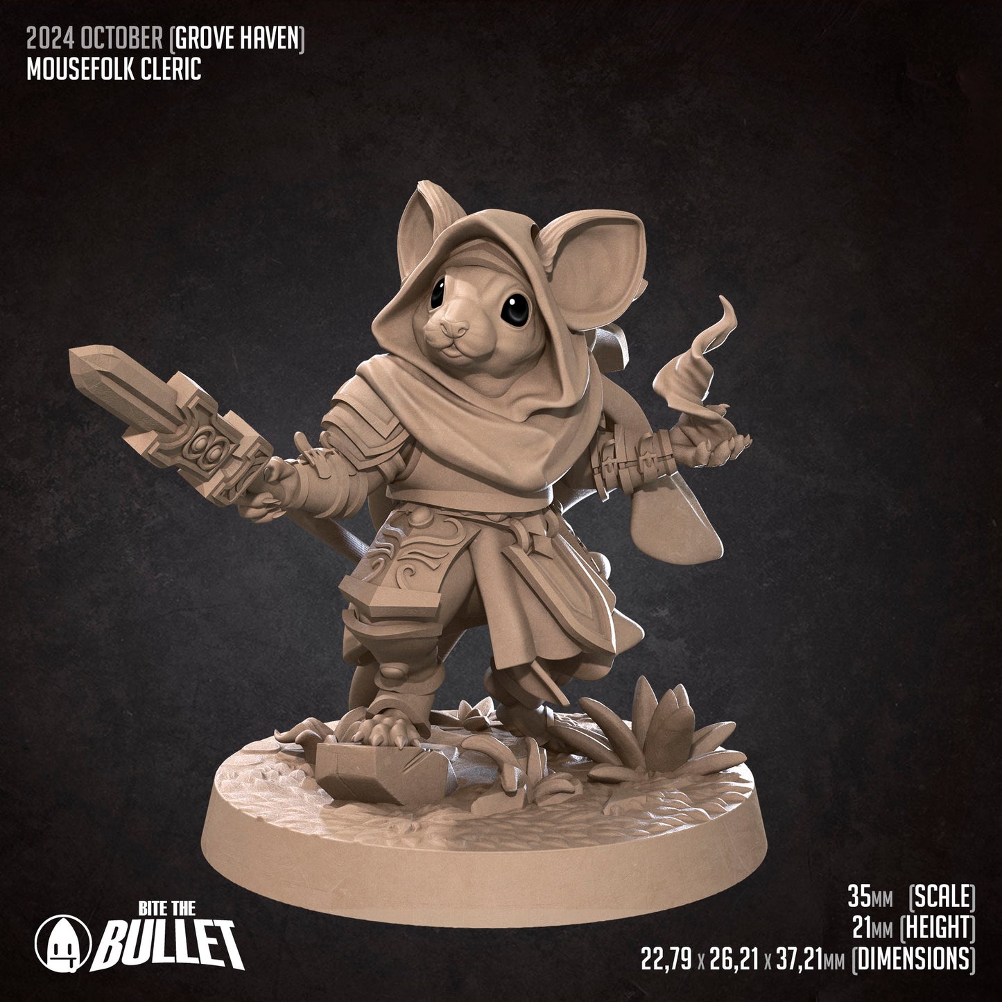 Mousefolk Cleric - Bite the Bullet