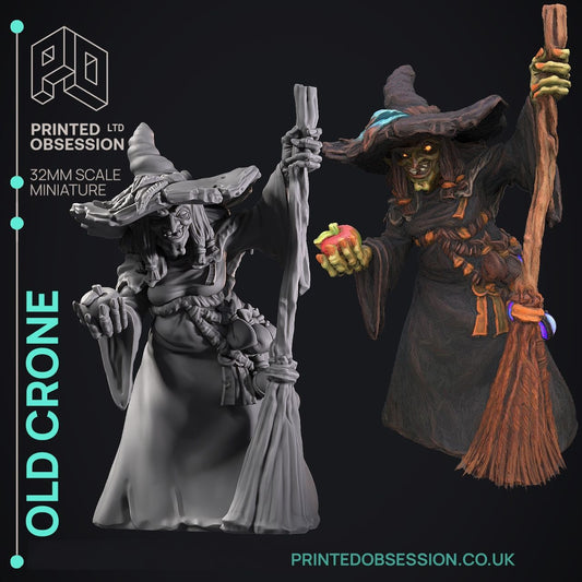 Old Crone - Halloween by Printed Obsession