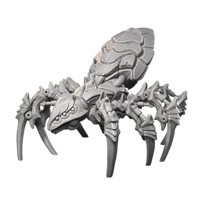 a model of a scorpion with claws and claws