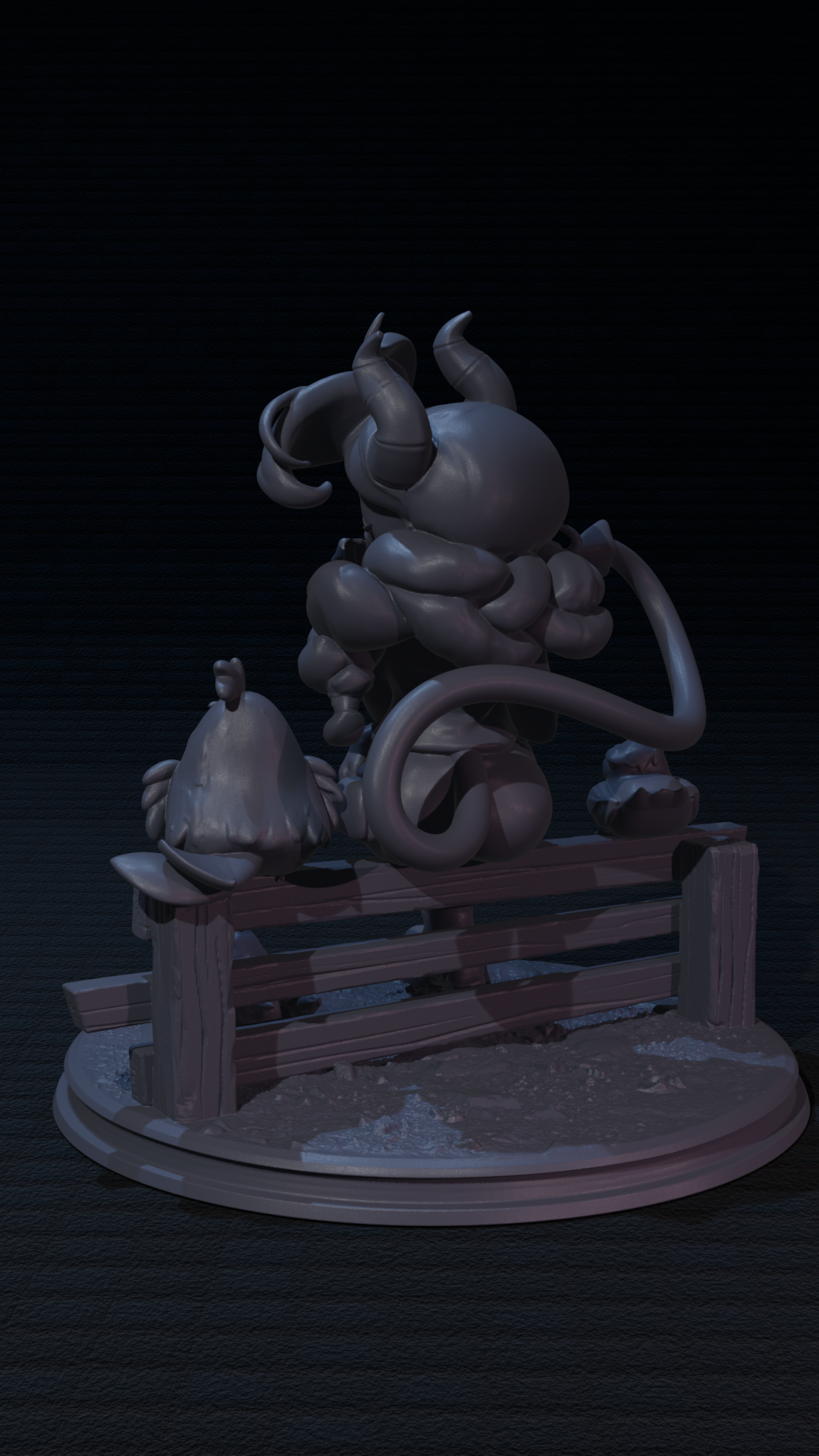 a statue of a mouse riding a sleigh