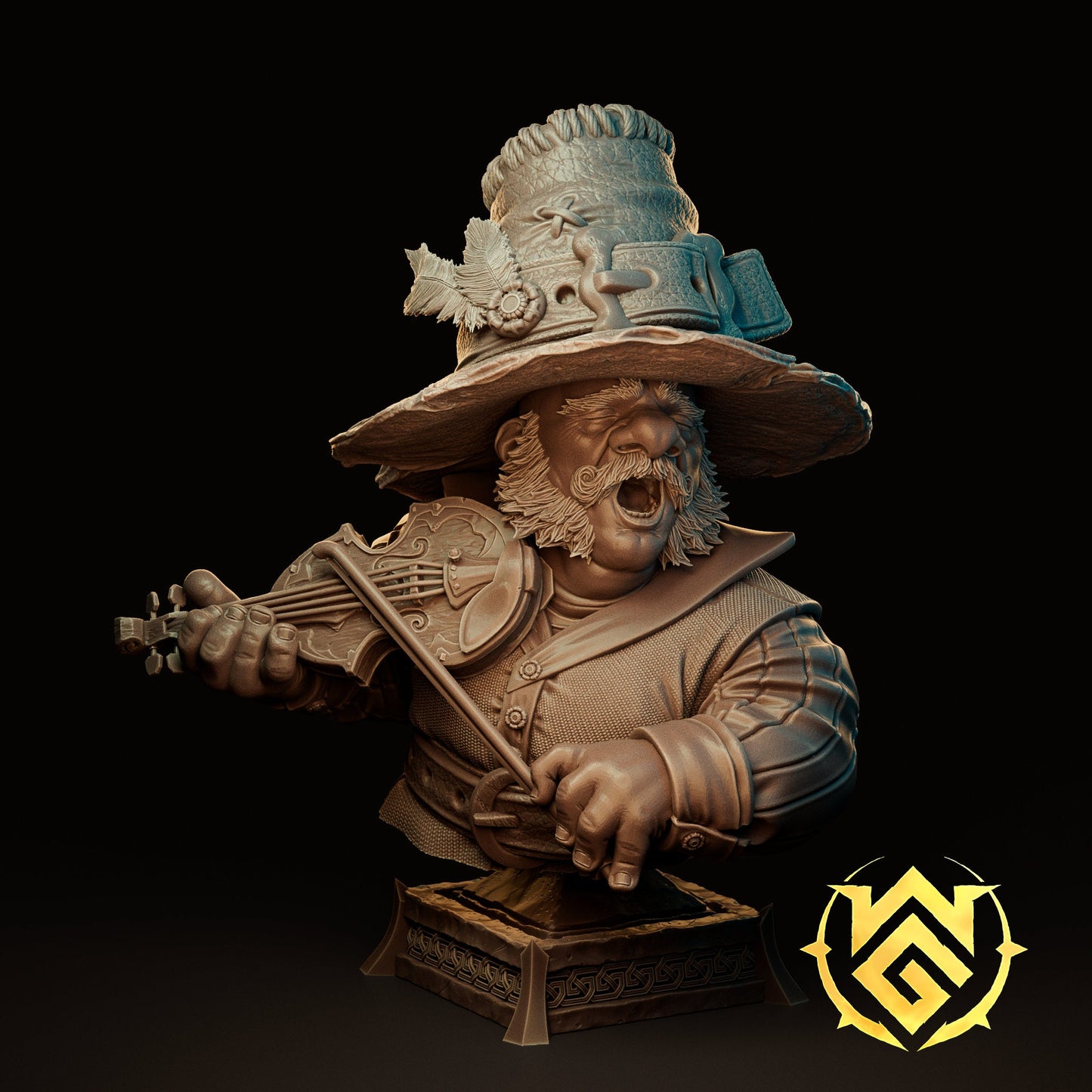 Fiddle Master Felix Bust - The Witchguild