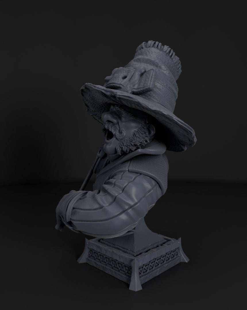 Fiddle Master Felix Bust - The Witchguild