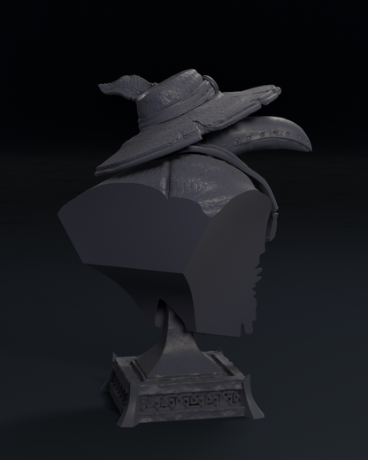 Iron Mask Cleric Bust - The Witchguild