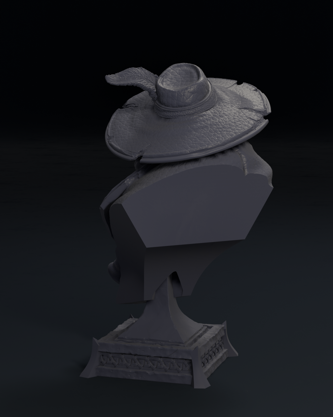 Iron Mask Cleric Bust - The Witchguild