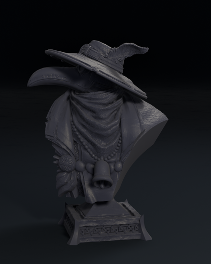 Iron Mask Cleric Bust - The Witchguild