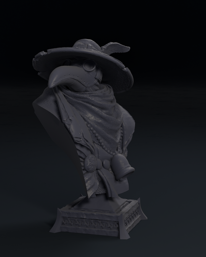 Iron Mask Cleric Bust - The Witchguild