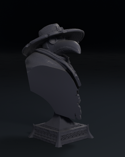 Iron Mask Cleric Bust - The Witchguild