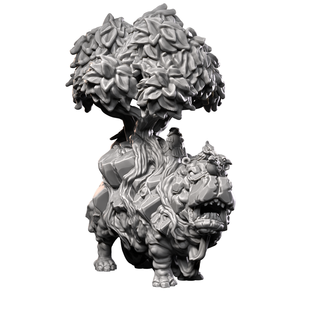 Mud Hippo - Elemental Creatures by Printed Obsession