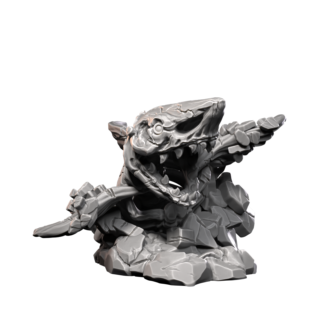 Stone Shark - Elemental Creatures by Printed Obsession