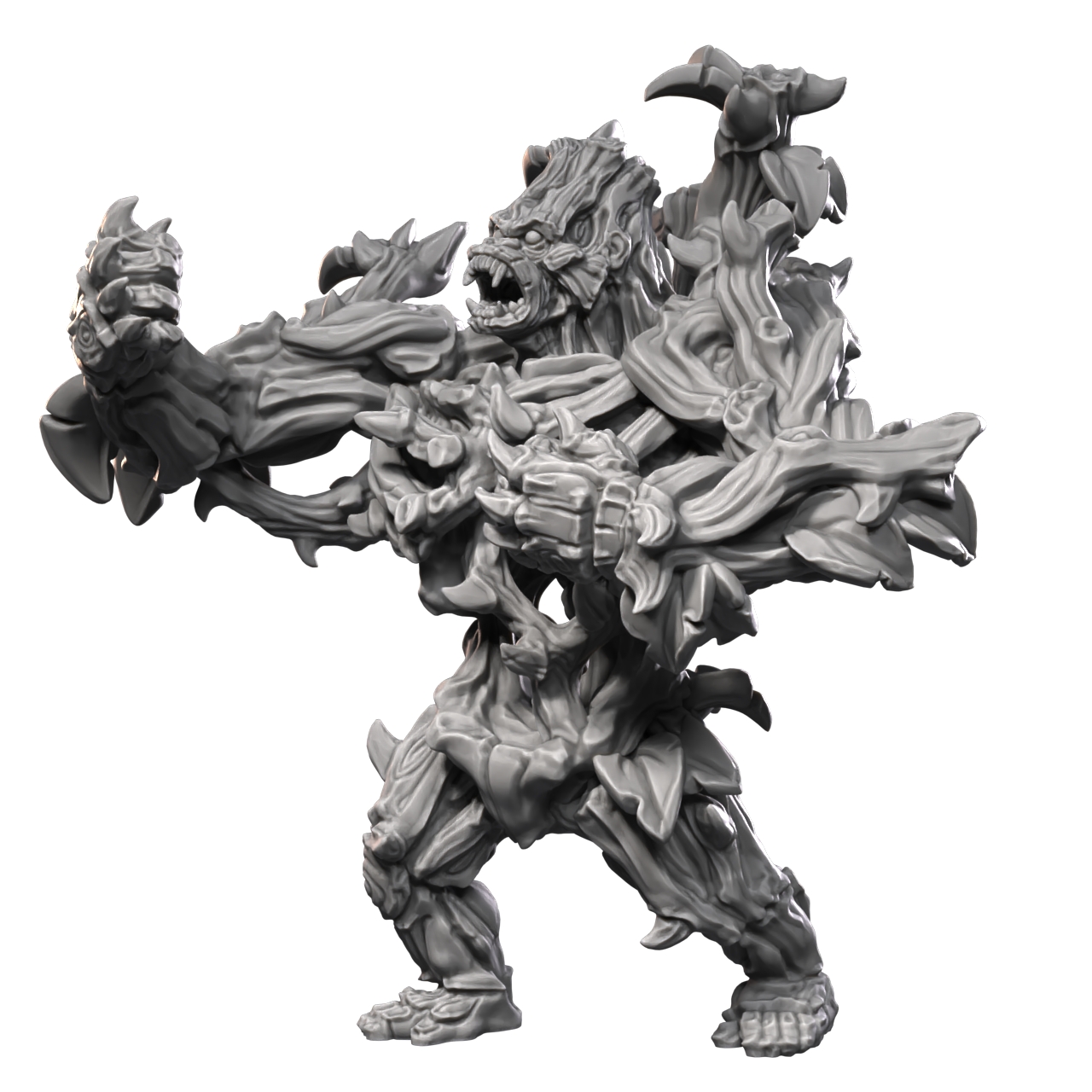 Thorn Gorilla - Elemental Creatures by Printed Obsession