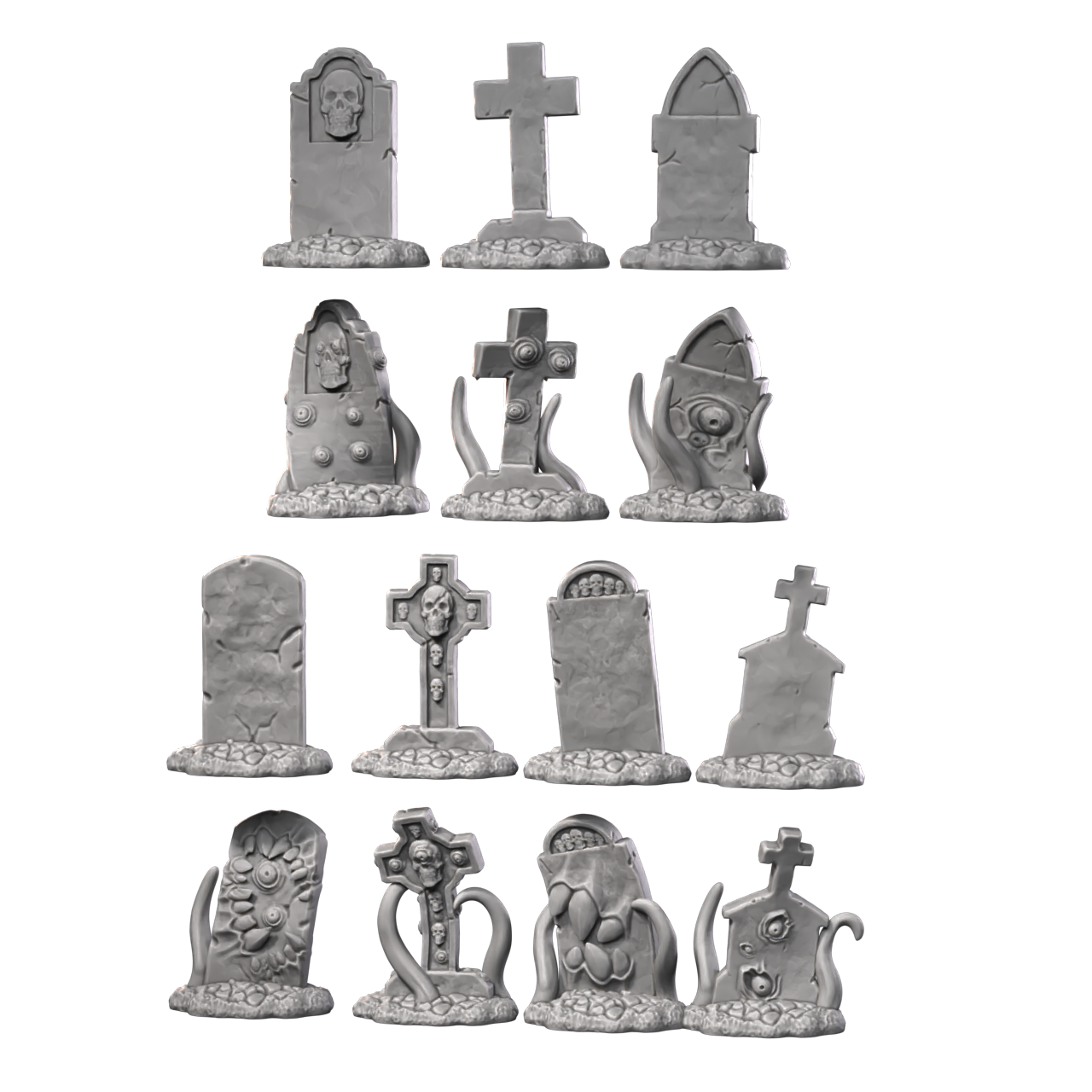 Gravestone Mimics - Halloween by Printed Obsession