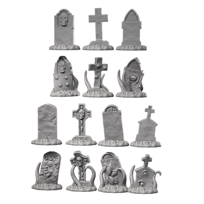 Gravestone Mimics - Halloween by Printed Obsession