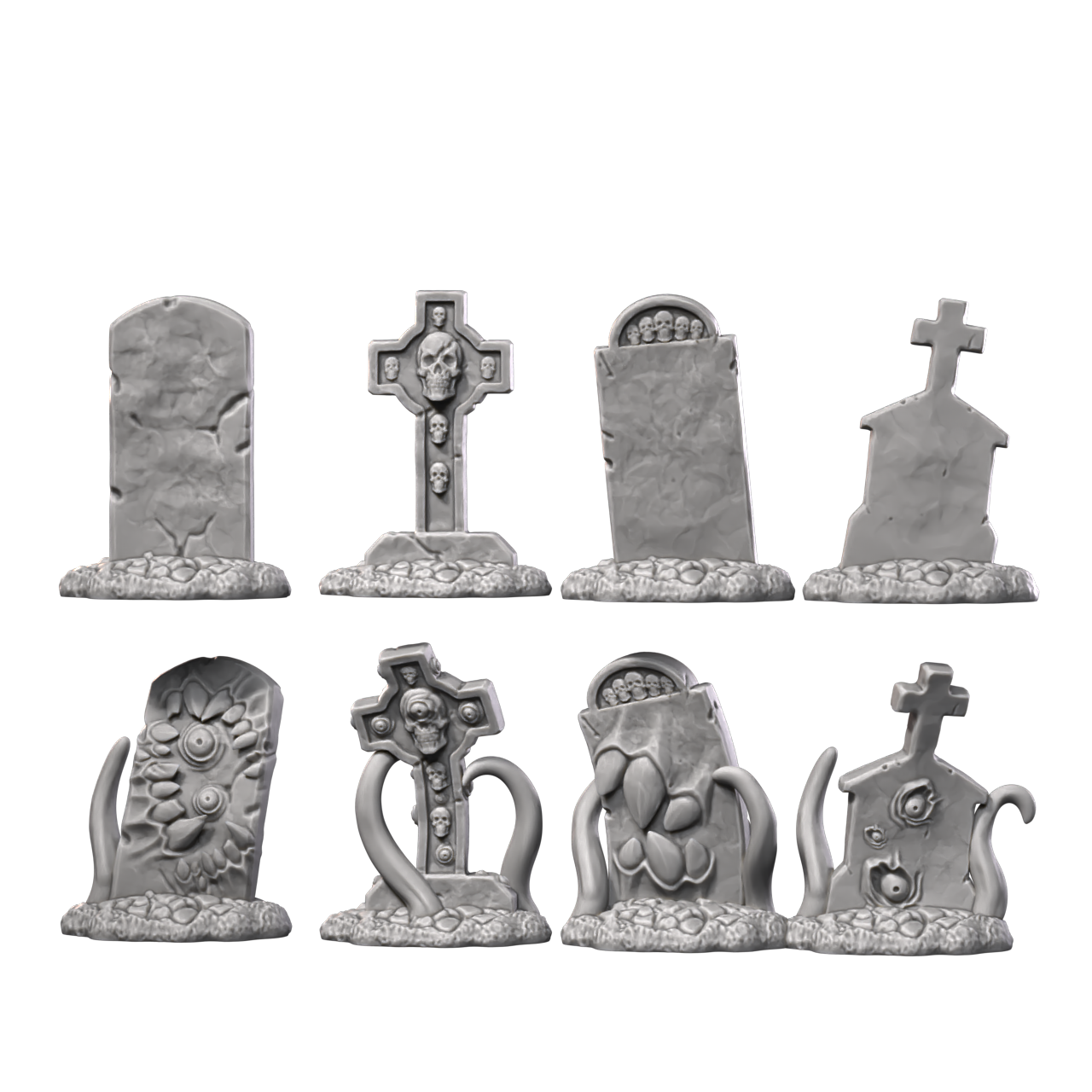 Gravestone Mimics - Halloween by Printed Obsession