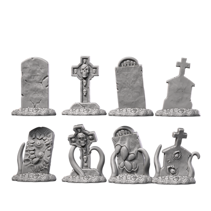 Gravestone Mimics - Halloween by Printed Obsession