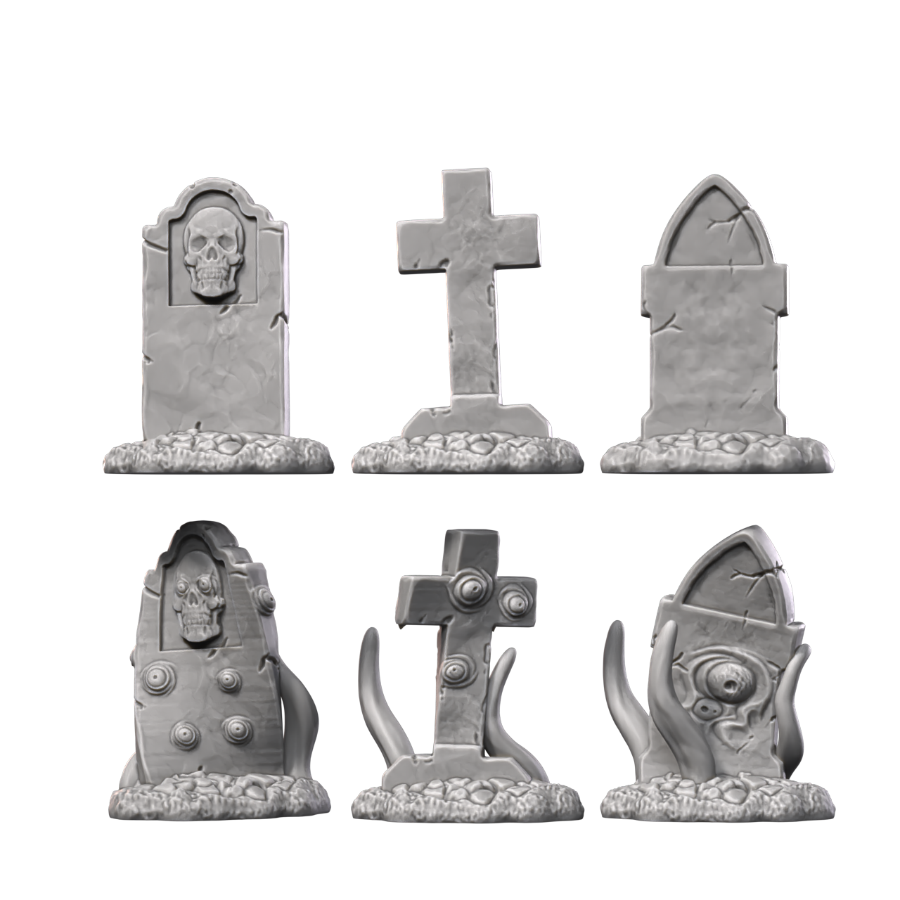 Gravestone Mimics - Halloween by Printed Obsession