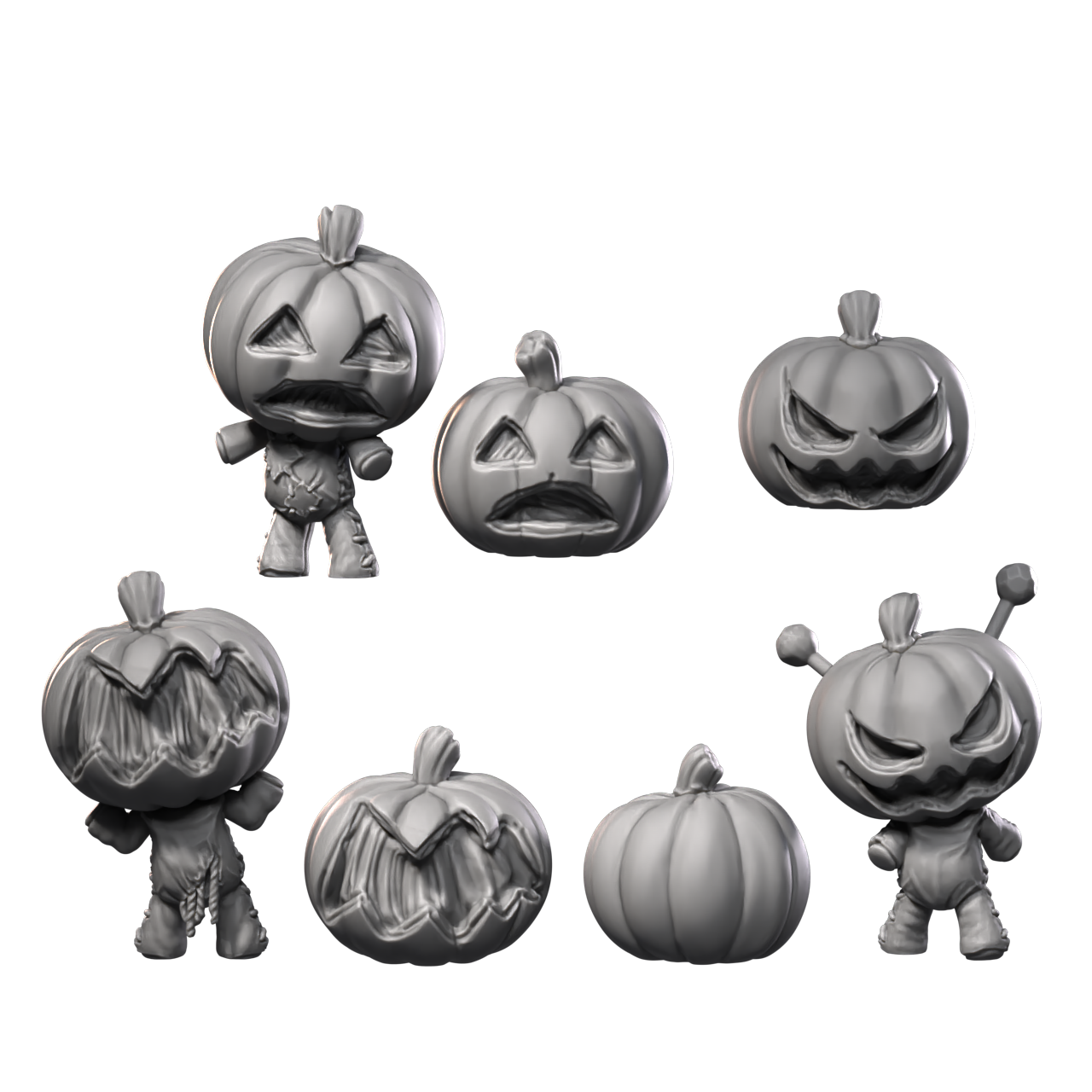 Pumpkin Puppets - Halloween by Printed Obsession