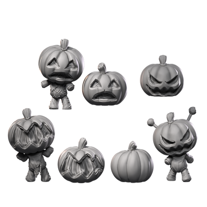 Pumpkin Puppets - Halloween by Printed Obsession