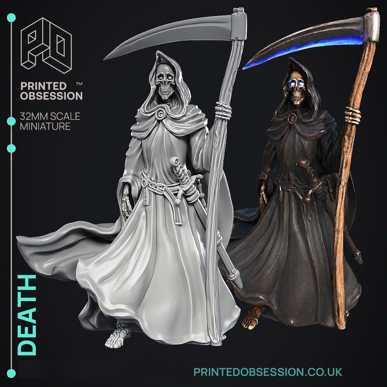 Death - The Wandering Discus by Printed Obsession