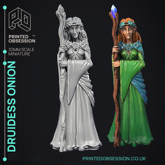 Druidess Onion - The Wandering Discus by Printed Obsession