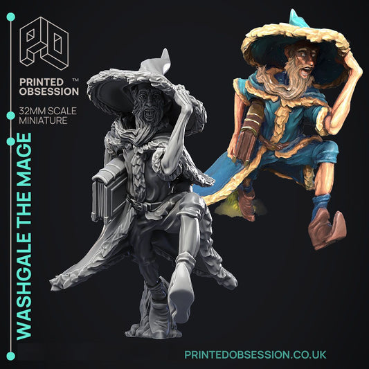 Washgale the Wizard - The Wandering Discus by Printed Obsession