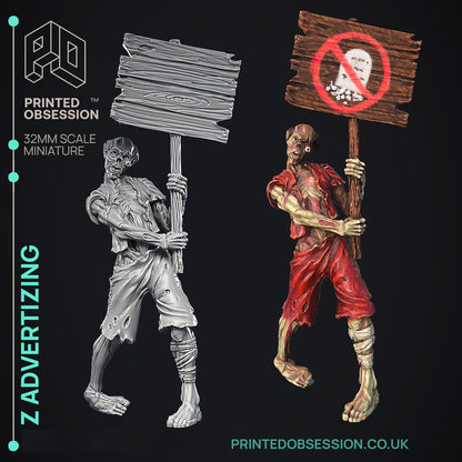 Z Advertizing - The Wandering Discus by Printed Obsession