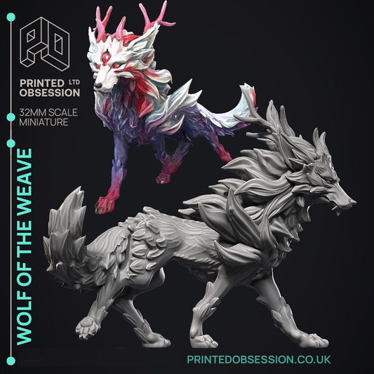 Wolf of the Weave - Elemental Creatures by Printed Obsession