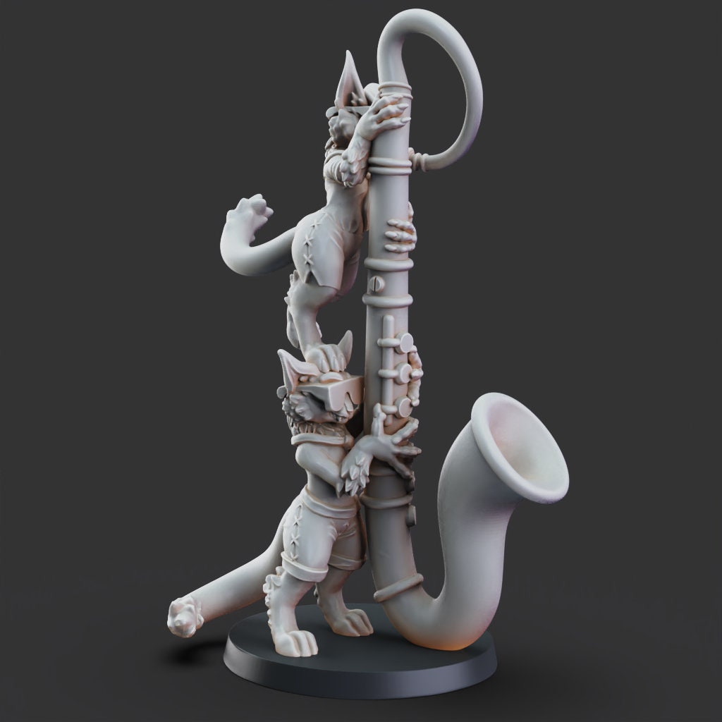 The Saxy Bards - Tabaxi Caravan by Printed Obsession