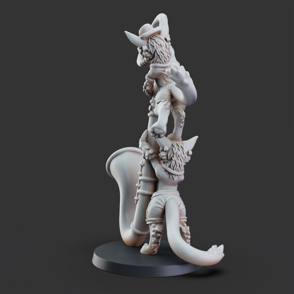 The Saxy Bards - Tabaxi Caravan by Printed Obsession