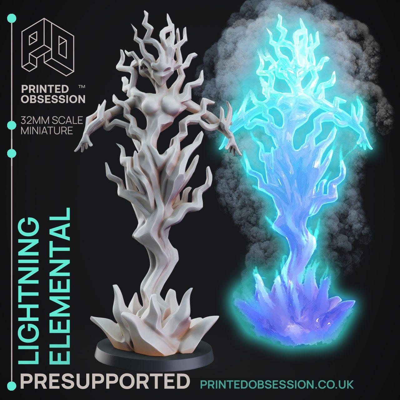 Lightning Elemental - Frankenstein's Lab by Printed Obsession