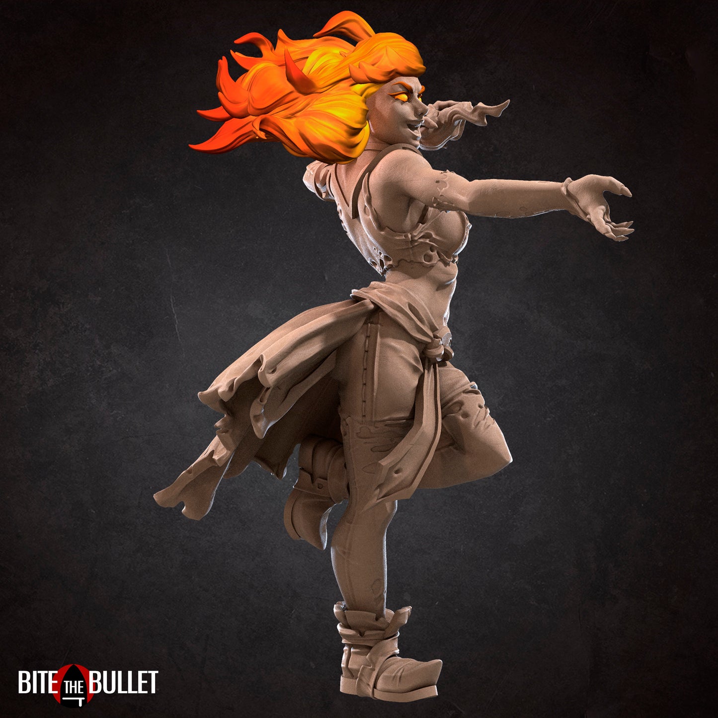 Ember the Ifrit (Fire) Genasi - Bite the Bullet