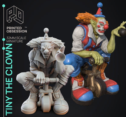 Tiny the Orc Clown - Circus of Horrors by Printed Obsession