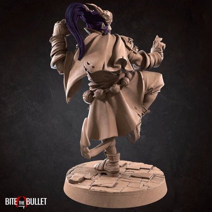 Tiefling Monk- Bite the Bullet