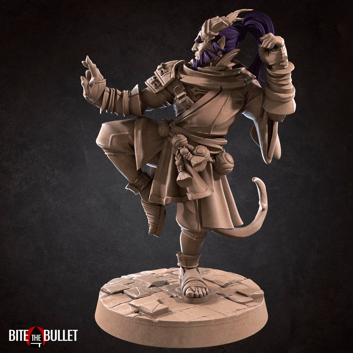 Tiefling Monk- Bite the Bullet