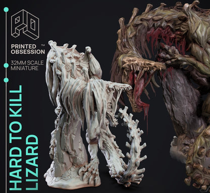 Hard to Kill Lizard - SCP by Printed Obsession