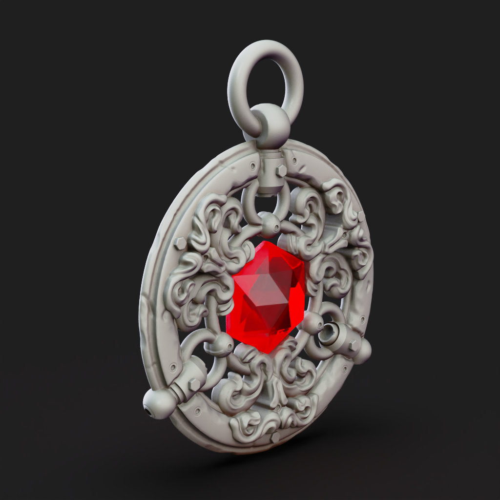 Pendant of Familiar Holding - Familiar Merchant by Printed Obsession