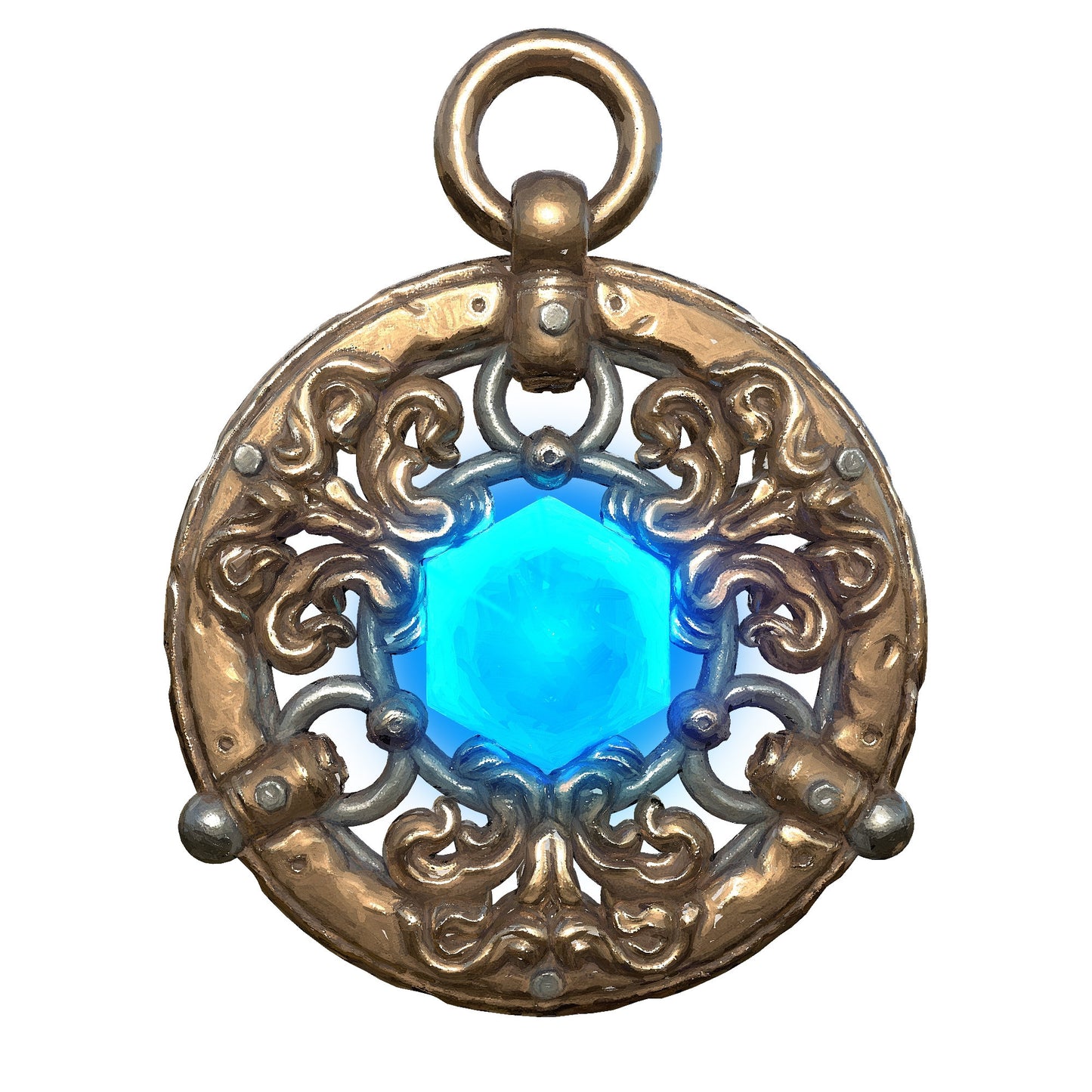 Pendant of Familiar Holding - Familiar Merchant by Printed Obsession