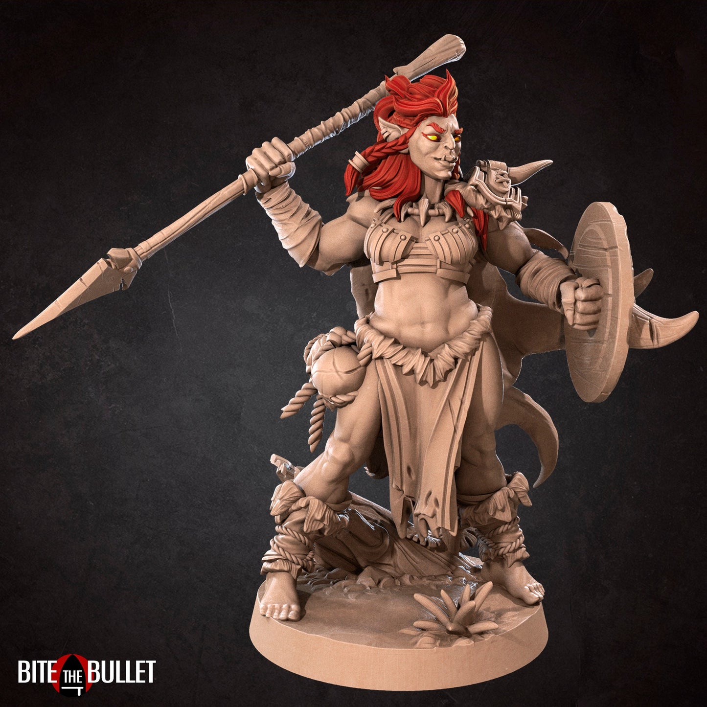 Kisha, Half Orc Amazon (Modular) - Bite the Bullet