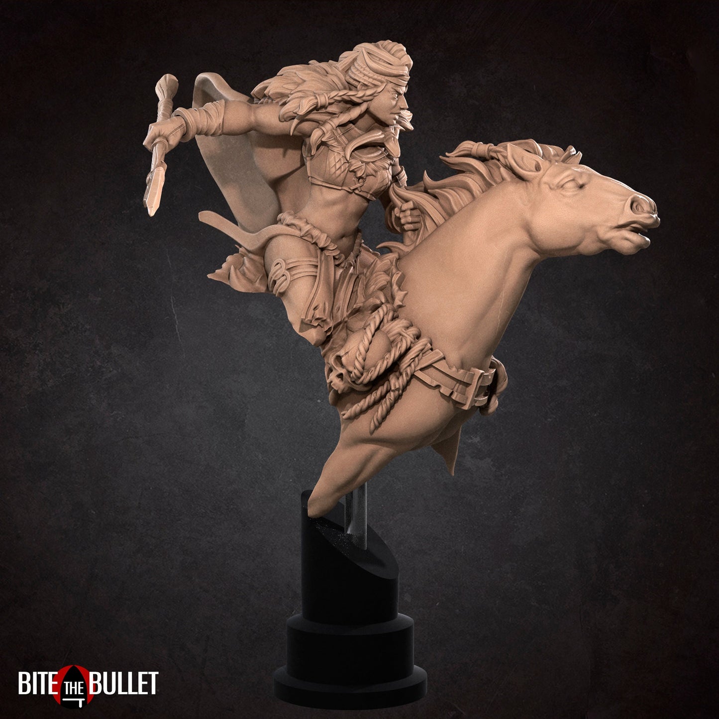 Anira, Amazon Queen Mounted Bust - Bite the Bullet