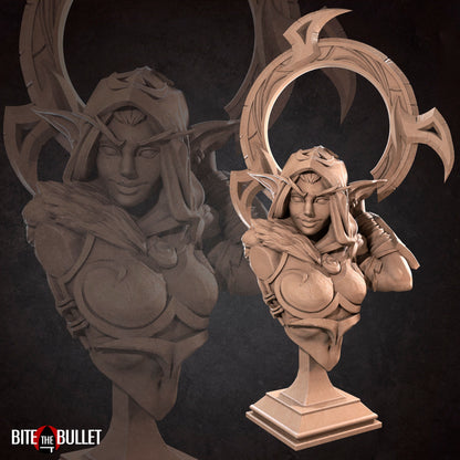 Eve, Night Elf Rogue Bust - Bite the Bullet