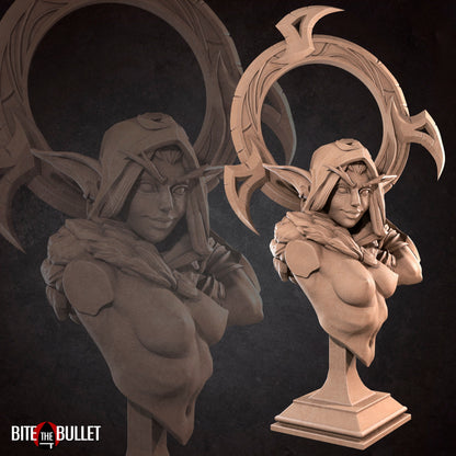 Eve, Night Elf Rogue Bust - Bite the Bullet